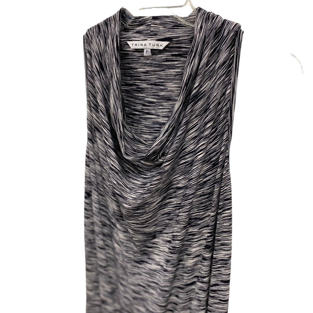Trina Turk Raissa Cowl Neck Drop Waist Maxi Dress P - Picture 4 of 8